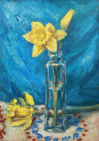 Daffodils in a Narrow Bottle
