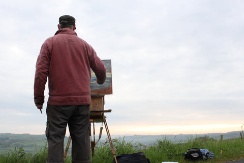 Painting above the Tyne Valley