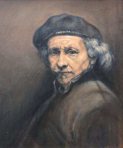 Rembrandt Self Portrait, copy