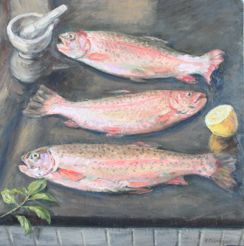 Three Trout from Langley Dam